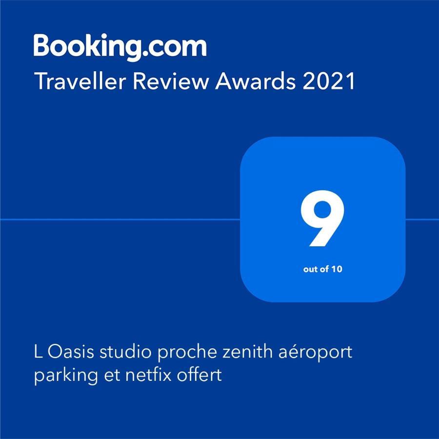 L Oasis Studio Proche Hopital Et Aeroport Piscine Parking &Netflix Тулуза Екстер'єр фото